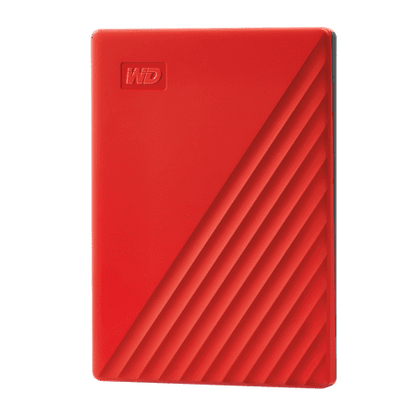 Western Digital 2TB WD My Passport  Portable External Hard Drive HDD  Red - WDBYVG0020BRD-WESN