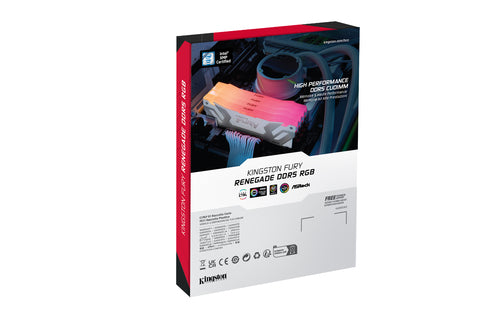 Kingston Technology FURY 48GB 8800MT/s DDR5 CL42 CUDIMM (Kit of 2) Renegade RGB White