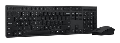 Lenovo 4X31R64316 keyboard Mouse included Office RF Wireless + Bluetooth QWERTY US English Grey
