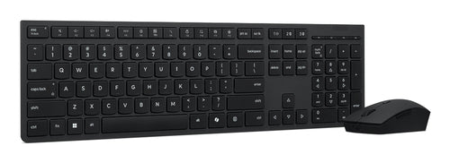 Lenovo 4X31R64327 keyboard Mouse included Office RF Wireless + Bluetooth Canadian Black