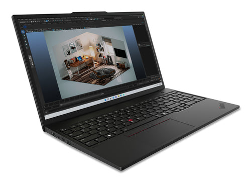 Lenovo ThinkPad P16s Gen 3 (Intel) Intel Core Ultra 7 165H Mobile workstation 40.6 cm (16") WUXGA 32 GB DDR5-SDRAM 512 GB SSD Wi-Fi 6E (802.11ax) Windows 11 Pro English Black