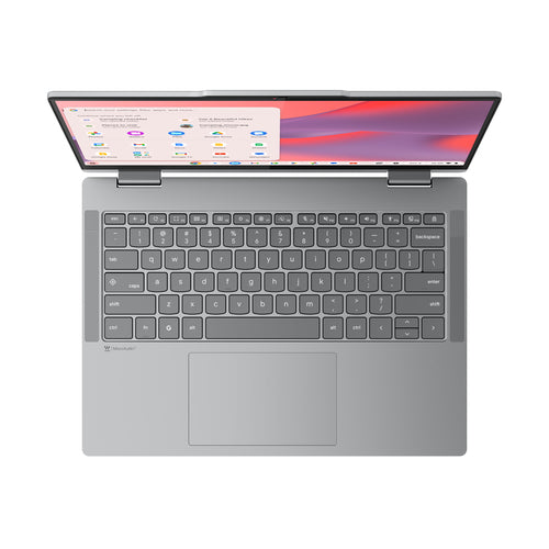 Lenovo Chrome 2in1 14IRU10 Intel Core 5 120U Chromebook 35.6 cm (14") Touchscreen WUXGA 8 GB LPDDR5-SDRAM 256 GB SSD Wi-Fi 6E (802.11ax) ChromeOS English Grey