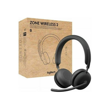 Logitech Zone Wireless 2 Over-the-Head Headset  Graphite
