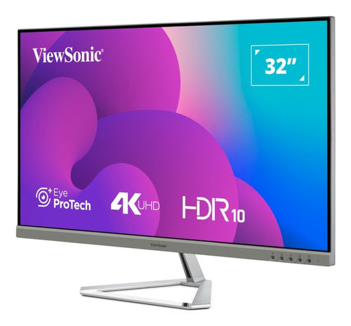 Viewsonic VX3276-4K-MHD-2 computer monitor 81.3 cm (32") 3840 x 2160 pixels 4K Ultra HD LCD Black, Silver