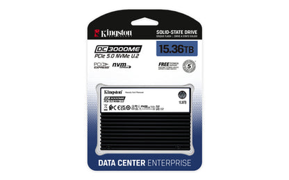 Kingston Technology 15.36TB DC3000ME U.2 PCIe 5.0 NVMe TCG Opal Enterprise SSD