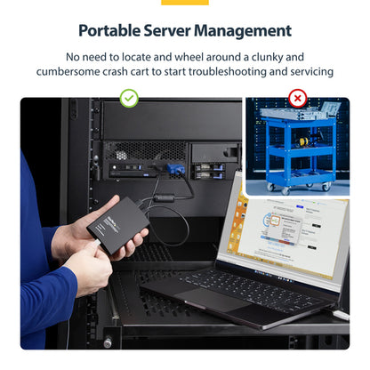 StarTech.com USB Crash Cart Adapter with File Transfer & Video Capture