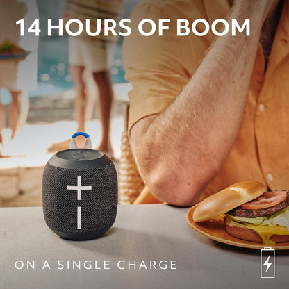 Ultimate Ears - WONDERBOOM 4 Portable Wireless Bluetooth Speaker with Waterproof, Dustproof and Floatable design - Active Black