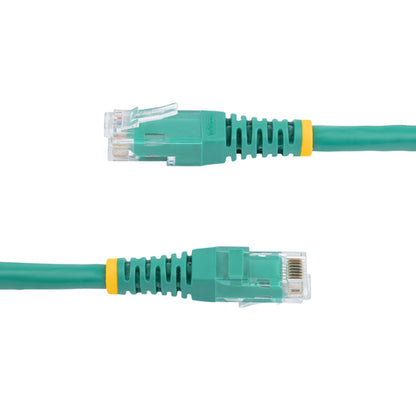 StarTech.com 10ft CAT6 Ethernet Cable - Green CAT 6 Gigabit Ethernet Wire -250MHz 100W PoE RJ45 UTP Molded Network/Patch Cord w/Strain Relief/ Individually Tested