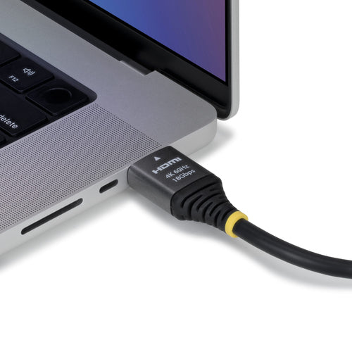 StarTech.com 1ft (30cm) Premium Certified High Speed HDMI Cable, 4K 60Hz/1440p 144Hz, HDMI 2.0 Cable with HDR10/ARC, 18Gbps, 4K HDMI Cord for Monitor/TV/Display, High-Flex TPE Jacket