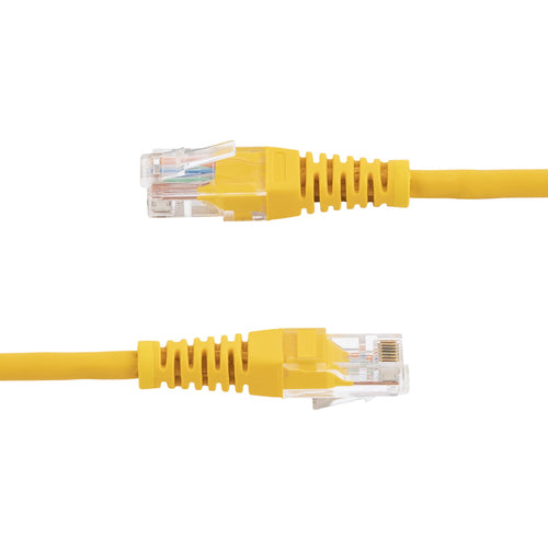 StarTech.com 15 ft Cat5e Yellow Molded RJ45 UTP Cat 5e Patch Cable - 15ft Patch Cord