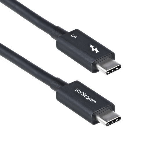 StarTech.com 1.5ft (50cm) Thunderbolt 5 Cable, 80Gbps/Up to 120Gbps, 240W PD, 8K 60Hz, Certified Thunderbolt Cable - Compatible w/Thunderbolt 4/USB4/USB-C