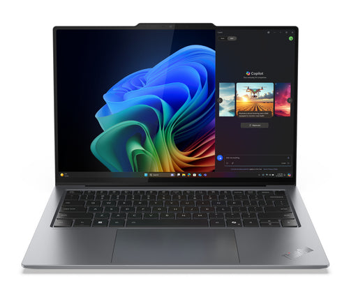 Lenovo ThinkPad X9-14 Gen 1 Copilot+ PC Intel Core Ultra 5 226V Laptop 35.6 cm (14") WUXGA 16 GB LPDDR5x-SDRAM 512 GB SSD Wi-Fi 7 (802.11be) Windows 11 Pro French Grey