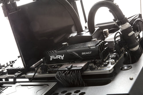 Kingston Technology FURY Beast 128GB 3200MT/s DDR4 CL16 DIMM (Kit of 4) Black