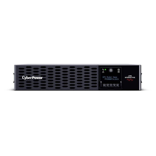 CyberPower PR2000RTXL2UCN Smart App Sinewave UPS Systems - 2000VA/2000W  120 VAC  NEMA 5-20P  2U  Rack / Tower  Sine Wave  8 Outlets  LCD  PowerPanel® Business