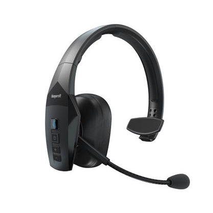 BlueParrott - B550-XT Wireless Bluetooth Mono Headset with 96% Noise-Cancelling Microphone and 100% Voice Control - Black