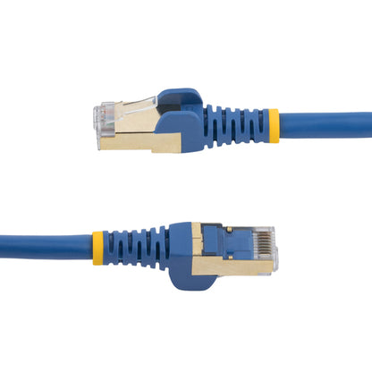 StarTech.com 2ft CAT6a Ethernet Cable - 10 Gigabit Shielded Snagless RJ45 100W PoE Patch Cord - 10GbE STP Network Cable w/Strain Relief - Blue Individually Tested/Wiring is UL Certified/TIA