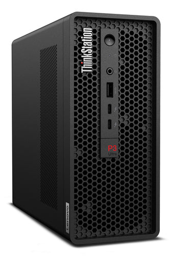 Lenovo ThinkStation P3 Ultra Intel® Core™ i9 i9-13900 16 GB DDR5-SDRAM 512 GB SSD NVIDIA Quadro T1000 Windows 11 Pro Mini Tower Workstation Black