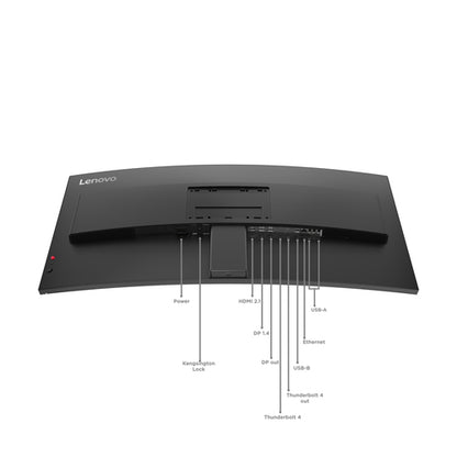 Lenovo ThinkVision P40WD-40 computer monitor 100.8 cm (39.7") 5120 x 2160 pixels WUHD LED Black