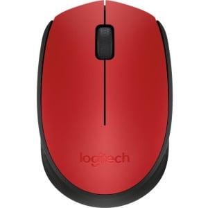 Logitech M170 Wireless Mouse for PC  Mac  Laptop  2.4 GHz with USB Mini Receiver  Red