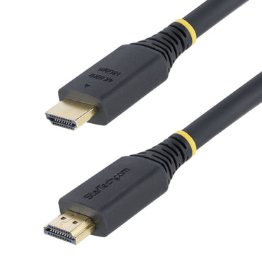 StarTech.com 50ft (15.2m) Active High Speed HDMI Cable, 4K 60Hz/1440p 144Hz, HDR10/HDCP 2.2/ARC, 18Gbps, UHD HDMI 2.0 Cord for TV/Monitor/Display, TPE Jacket