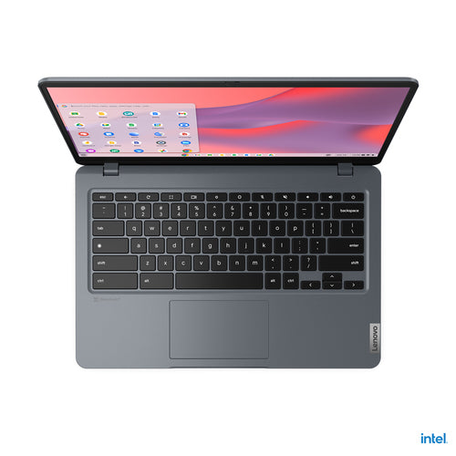 Lenovo 14e Chromebook Gen 3 Intel® N N100 35.6 cm (14") HD 4 GB LPDDR5-SDRAM 32 GB eMMC Wi-Fi 6E (802.11ax) ChromeOS US English Grey