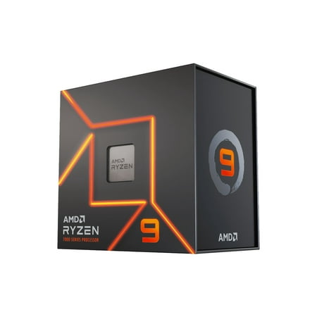 AMD - Ryzen 9 7900X 12-core - 24-Thread 4.7 GHz (5.6 GHz Max Boost) Socket AM5 Desktop Processor - Silver