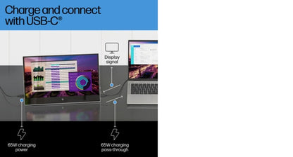 HP E-Series E14 G4 computer monitor 35.6 cm (14") 1920 x 1080 pixels Full HD LED White