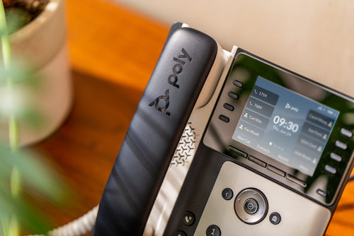 HP Poly Edge E350 IP Phone and PoE-enabled