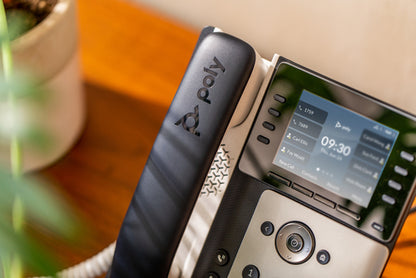HP Poly Edge E350 IP Phone and PoE-enabled