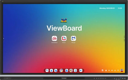 Viewsonic IFP7551 Display interactive whiteboard 190.5 cm (75") 3840 x 2160 pixels Touchscreen Black