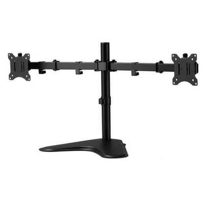 Amer Networks Dual Articulating Arm Monitor Stand  Black
