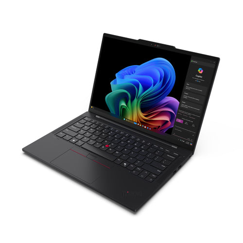 Lenovo ThinkPad T14s Gen 6 (Snapdragon) Copilot+ PC X1P-42-100 Laptop 35.6 cm (14") WUXGA 16 GB LPDDR5x-SDRAM 512 GB SSD Wi-Fi 7 (802.11be) Windows 11 Pro Black