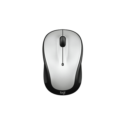 Logitech M325s - Mouse - optical - 5 buttons - wireless - 2.4 GHz - USB Logitech Unifying receiver - pale gray