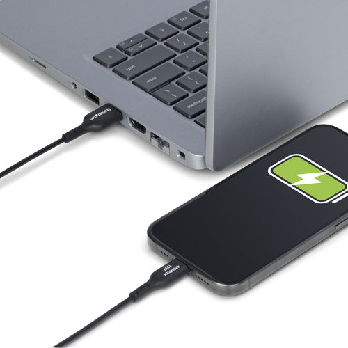 StarTech.com 3ft (91cm) USB-A to USB-C Charging Cable, Charge & Sync, 3A, USB 2.0, TPE Jacket - Black USB Charging Cord