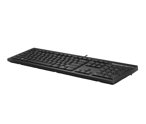 HP 125 G2 USB WD KBD US keyboard Office Black
