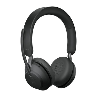 Jabra Evolve2 65 UC Stereo Std Headset Wireless Head-band Office/Call center USB Type-C Bluetooth Charging stand Black