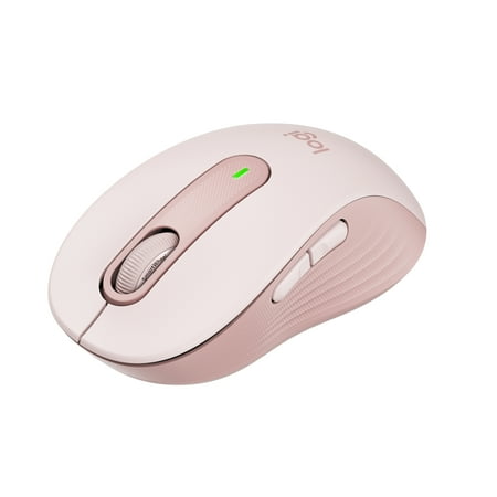 Logitech Signature M650 Wireless Mouse - for Small to Medium Sized Hands  2-Year Battery  Silent Clicks  Customizable Side Buttons  Bluetooth  Rose