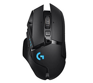 Logitech G502 LIGHTSPEED Wireless Gaming Mouse  HERO 25K Sensor  25 600 DPI  RGB  Adjustable Weights  11 Programmable Buttons  Long Battery Life  On-Board Memory  PC / Mac