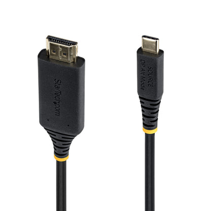 StarTech.com USB C to HDMI Adapter Cable 15ft, Gripping HDMI Connector, 4K 60Hz, Thunderbolt Compatible, HDR, Uni-Directional Cord for MacBook, Dell, HP, Lenovo