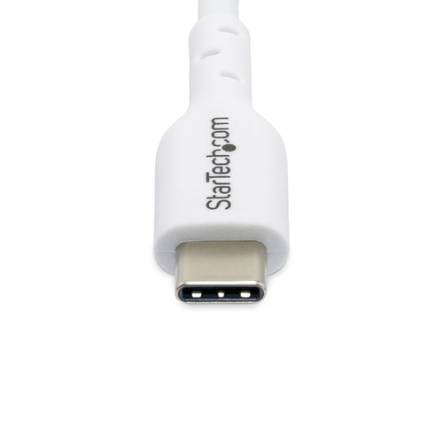 StarTech.com 10ft (3m) USB-C Charging Cable, Charge & Sync, 60W (3A) PD, USB 2.0 Laptop Charger Cable, TPE Jacket - White USB C Charging Cord