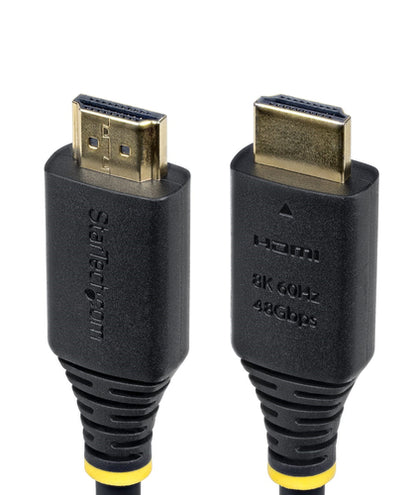 StarTech.com 50cm (1.6ft) Certified Ultra High Speed HDMI Cable, 8K 60Hz/4K 120Hz, HDMI 2.1 Cable with HDR10+ / eARC, 48Gbps, 8K HDMI Cord for Monitor/TV/Display, Flexible TPE Jacket