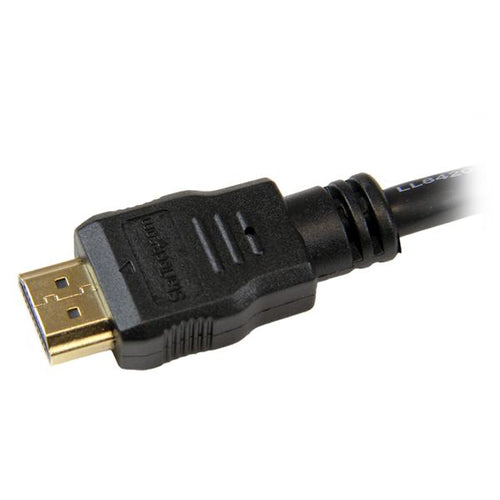 StarTech.com 8ft (2.4m) HDMI Cable - 4K High Speed HDMI Cable with Ethernet - UHD 4K 30Hz Video - HDMI 1.4 Cable - Ultra HD HDMI Monitors, Projectors, TVs & Displays - Black HDMI Cord - M/M