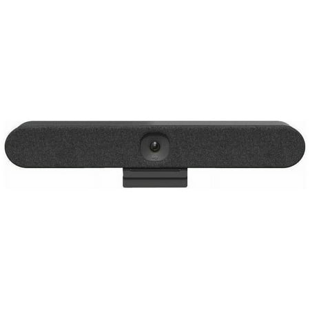 Logitech - Rally Bar Huddle 4K Ultra HD Webcam for Business - Black