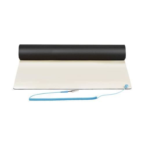 StarTech.com Anti Static Mat, ESD Mat for Electronics Repair, Anti Static Table/Desk Mat w/Detachable Grounding Wire, ANSI/ESD S 4.1, Flexible Thermoplastic Work Pad/Mat, 11x18in (30x46cm) - TAA