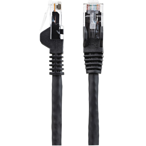 StarTech.com 20ft (6m) CAT6 Ethernet Cable - LSZH (Low Smoke Zero Halogen) - 10 Gigabit 250Mhz 100W PoE RJ45 UTP Network Patch Cord Snagless with Strain Relief - Black CAT 6, ETL Verified, 24AWG