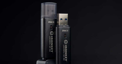 Kingston Technology IronKey 256GB Locker Plus 50 G2, FIPS 197, AES-256