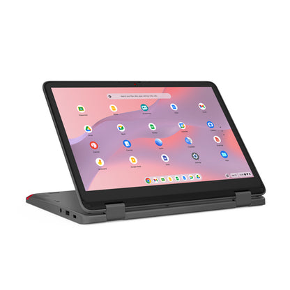 Lenovo 500e Yoga Chromebook Gen 4 N200 31 cm (12.2") Touchscreen WUXGA 8 GB LPDDR5-SDRAM 64 GB eMMC Wi-Fi 6E (802.11ax) ChromeOS Grey