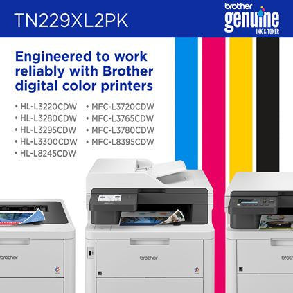 Brother TN-229XL2PK toner cartridge 1 pc(s) Original Black