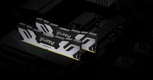 Kingston Technology FURY 64GB 6400MT/s DDR5 CL32 DIMM (Kit of 2) Renegade Silver XMP