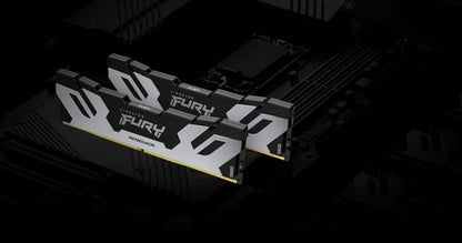 Kingston Technology FURY 64GB 6400MT/s DDR5 CL32 DIMM (Kit of 2) Renegade Silver XMP